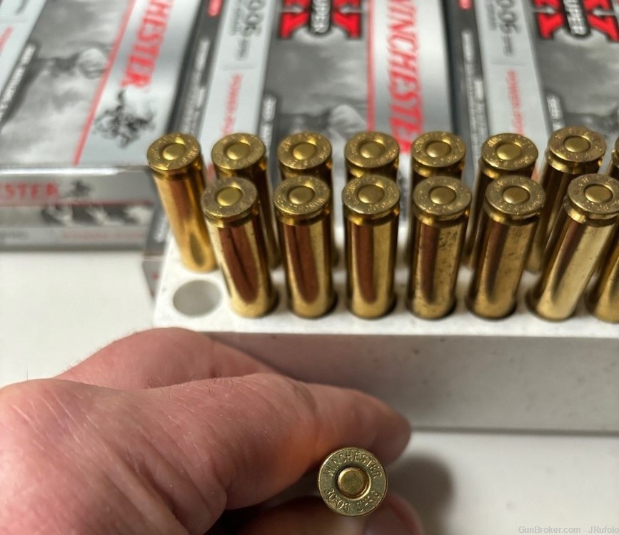 Winchester .30-06 Super X Power Point 150 gr  Brass Case 100 Rounds-img-5