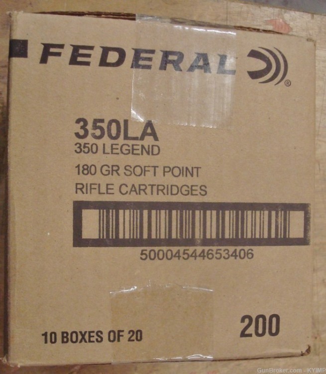 100 Federal .350 LEGEND POWER SHOK 180 JSP new ammunition 350LA-img-5