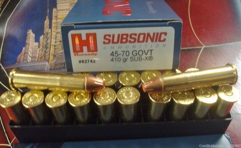 40 HORNADY 45-70 GOVT 410 grain SUBSONIC ammunition 82742-img-3