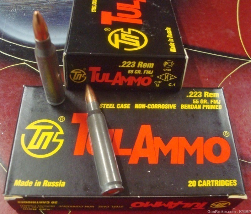 100 TULA .223 FMJ 55 gr Factory NEW Russian ammo BANNED-img-3