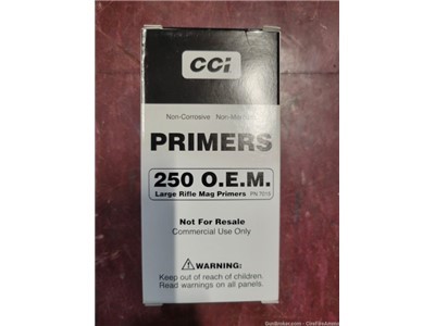 Federal large rifle primers #210 (1000 count) no.210 no cc fees