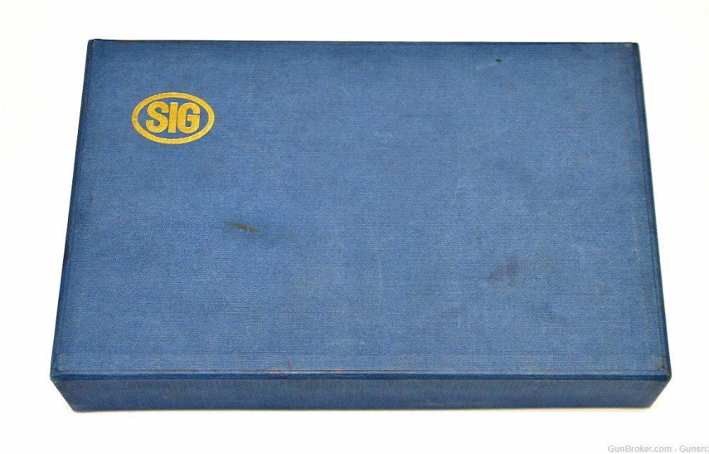 VINTAGE 1970'S SIG SWITZERLAND P210-6 BLUE BOX NO RESERVE-img-0