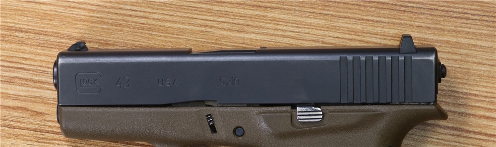 Glock 43 9mm Two Tone 3 ½" Barrel FDE NB 1 Mag-img-5