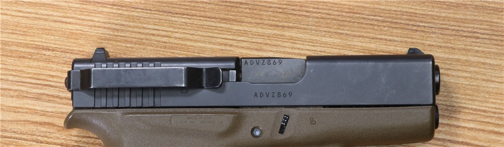 Glock 43 9mm Two Tone 3 ½" Barrel FDE NB 1 Mag-img-3