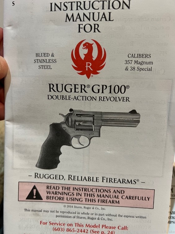 Ruger GP100 6-shot blued revolver FREE SHIPPING NO CC FEES-img-5