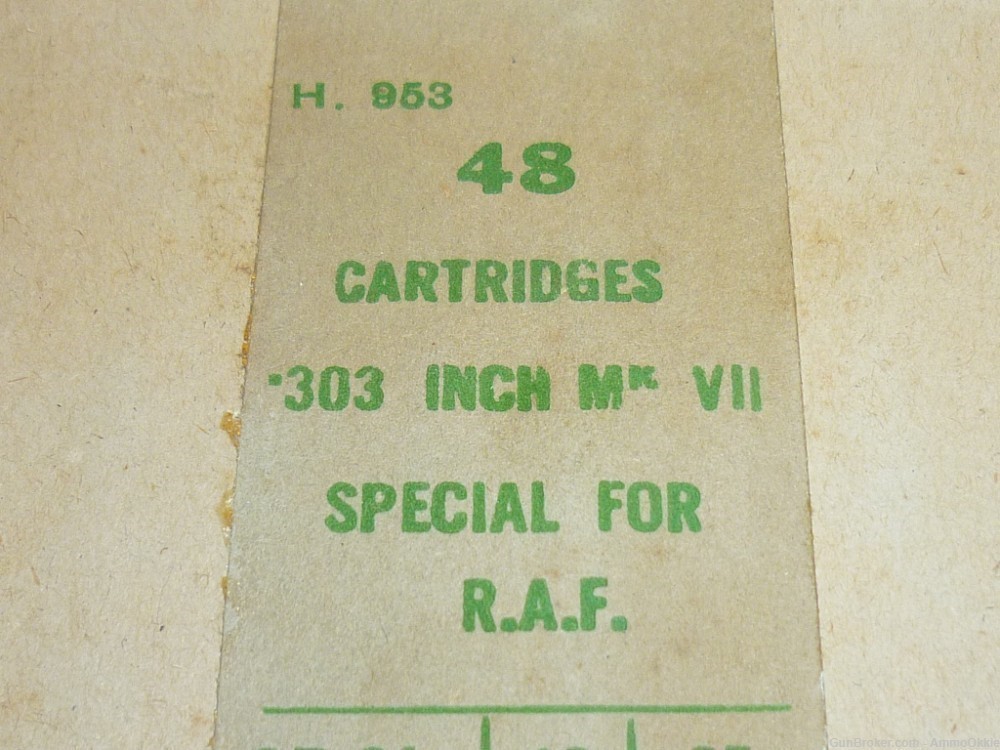 48rd .303 Brit SPECIAL FOR RAF .303 British Mark 7 Ball NON-AP-img-6