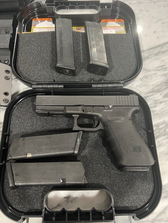 Glock 21 with extras-img-0