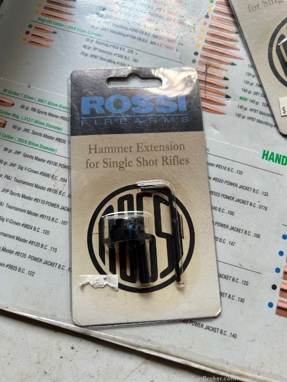 Factory Rossi- Hammer Extension for Single Shot Rifles- New !-img-0