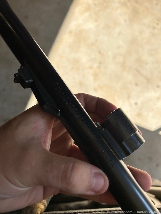 Remington 1187 12ga 21” rifled slug barrel blued rifle sights-img-3