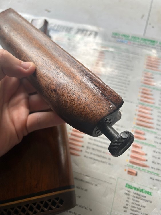Remington Sportsman Model 11 16ga CHECKERED WOOD STOCK & FOREND SET Repaire-img-2