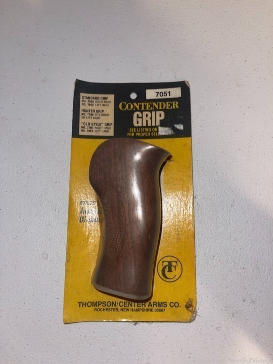 Thompson center contender Old Style grips Left head NOS-img-0
