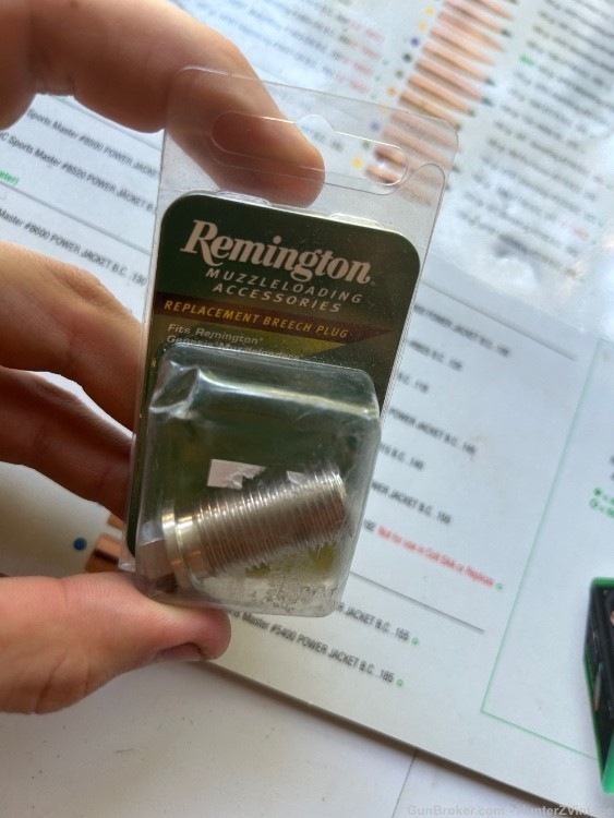 Remington genesis Muzzle Loader Stainless Steel Breech Plug-img-1