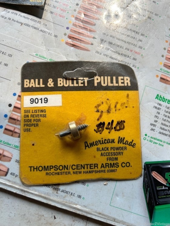 thompson center bull bullet puller 58cal FREE SHIP!-img-0