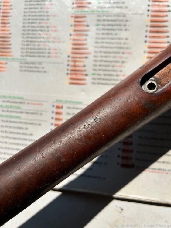 Mauser 98 stock marked w/ matching SN Swedish? German? Antique-img-4