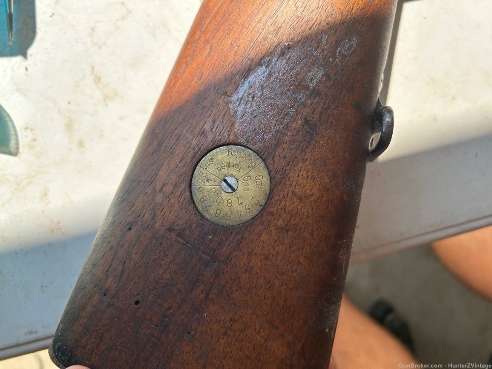 Mauser 98 stock marked w/ matching SN Swedish? German? Antique-img-15