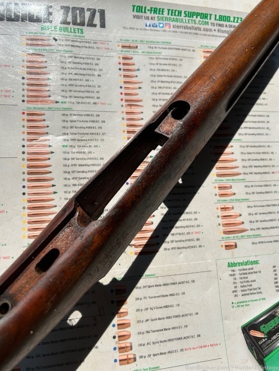 Mauser 98 stock marked w/ matching SN Swedish? German? Antique-img-5