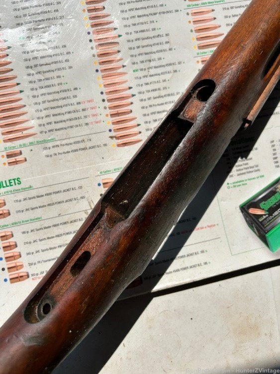 Mauser 98 stock marked w/ matching SN Swedish? German? Antique-img-11