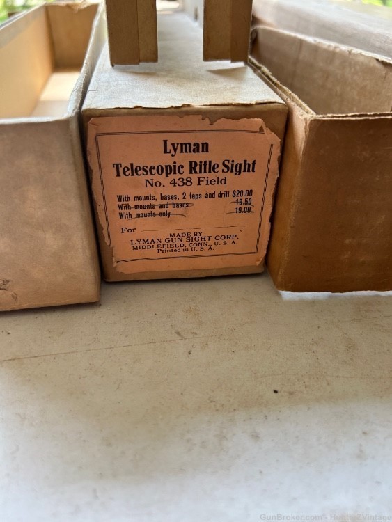  Lyman 438 Field Telescopic Sight Scope In the box! Crosshairs #1-img-1