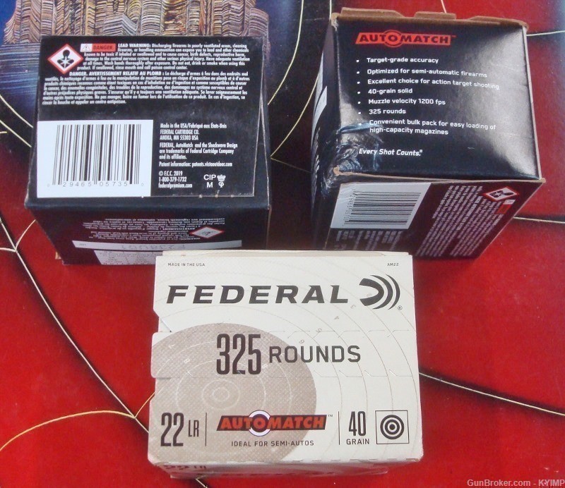 975 Federal High Velocity Solid Point AM22 AUTO-MATCH 22 LR-img-3