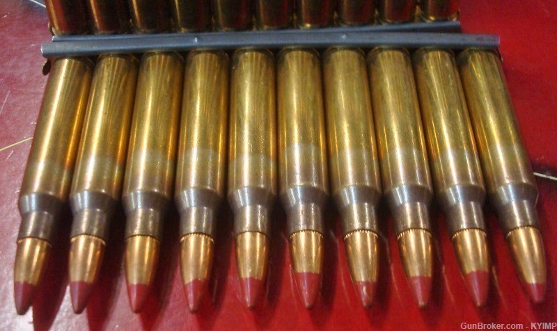 30 rounds US 5.56 FMJ 55 grain brass TRACER RED TIP Ammunition-img-2