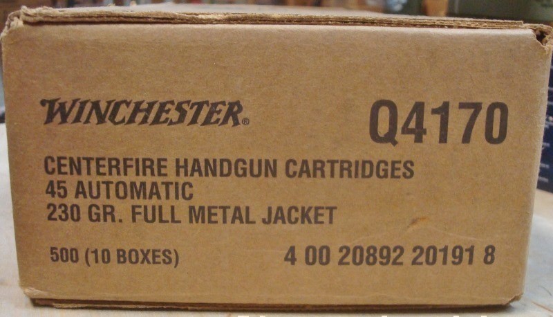 100 Winchester .45 acp 230 gr FMJ 45 NEW ammo Q4170-img-4
