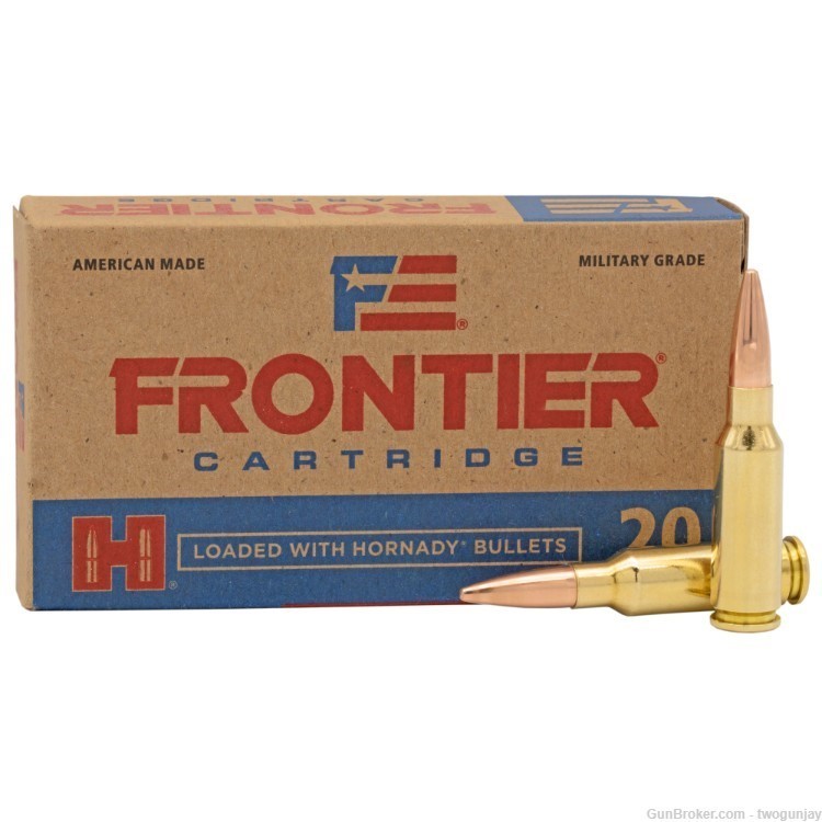 200 Rounds Frontier 6.5 Grendel Ammo 123 Grain Hornady FMJ ! FR700-img-0