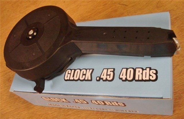 Glock 45 acp 40 round New Rotary Drum magazine Korean-img-3