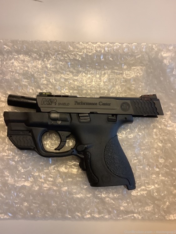 Smith & Wesson M&P 9 Performance Center w/ Ct green laser 3 mags optics pla-img-2