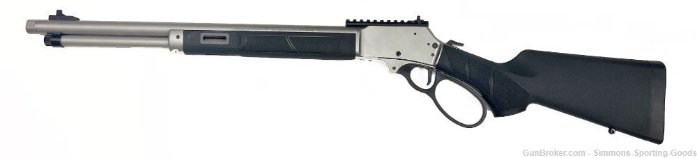 S&W 1854 Series (13812) 19.25" 44Mag 9Rd Lever Action Rifle - Black/Silver-img-0