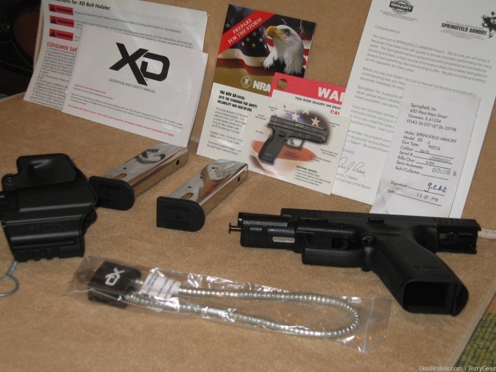 Springfield Armory XD 4" Service Model 9 MM-img-6