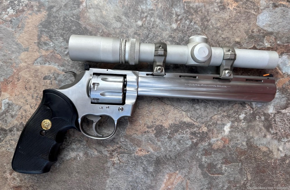 1988 Colt "WHITETAILER II" 357 Magnum w/ original scope and paperwork-img-1