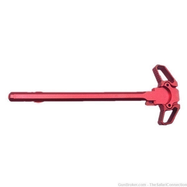 GunToolZ Ambidextrous RED charging handle low$$ FREE SHIPPING!-img-0
