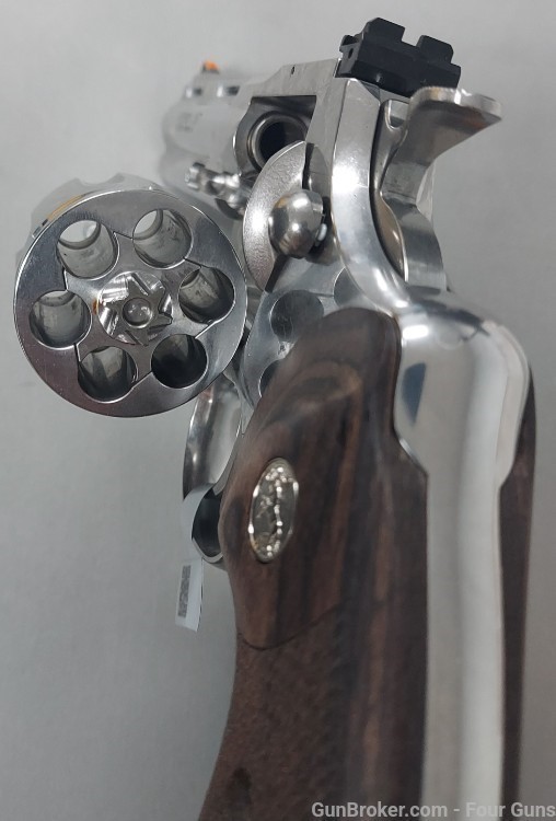 Colt Python 357Mag Revolver 4.25" SS Walnut Grips 6RD SP4WTS-img-3