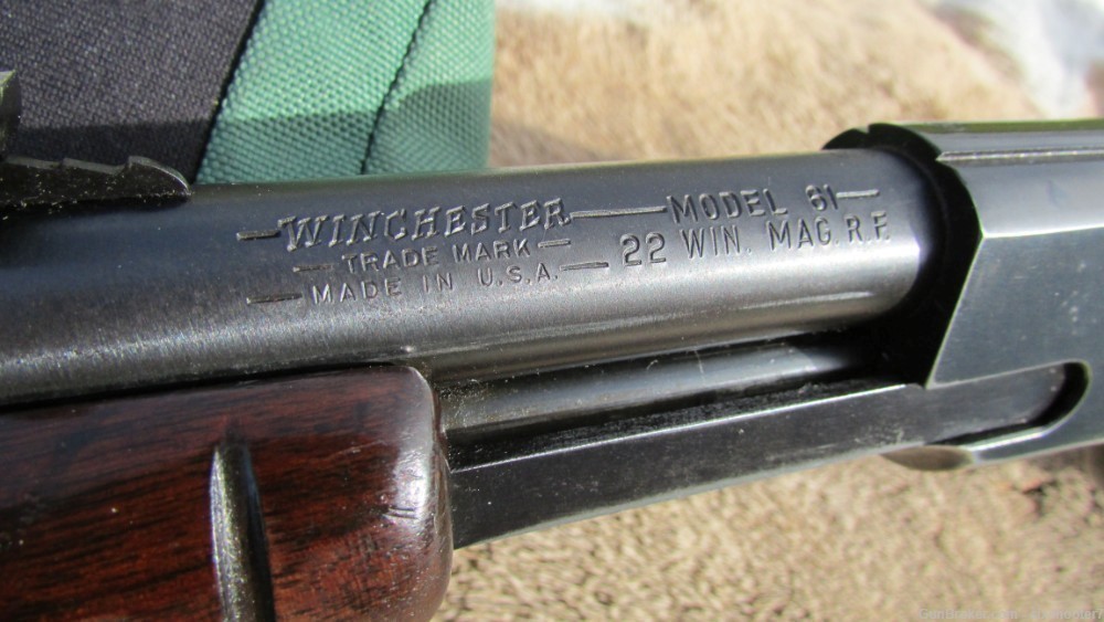 Winchester Model 61 Pre-64 22 Magnum Pump Action 1961-img-8