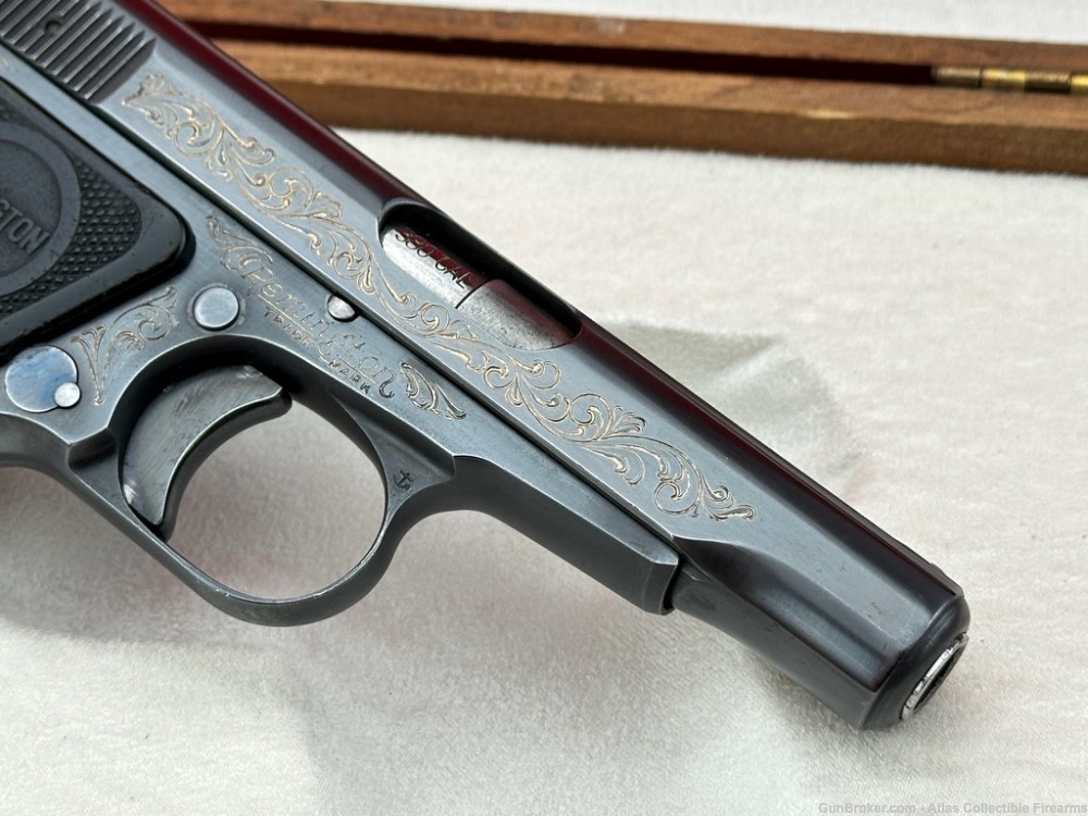 VERY RARE 1920s Remington UMC Model 51 Blue 380 ACP |FACTORY HAND ENGRAVED|-img-7