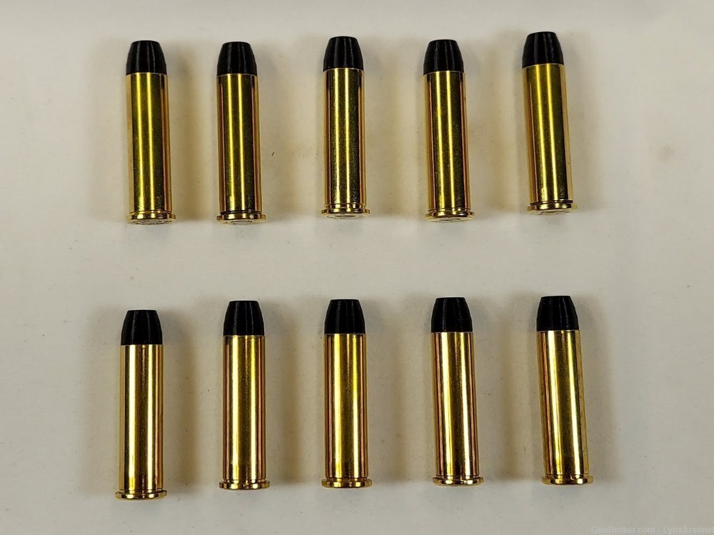357 Magnum Brass Snap caps / Dummy Training Rounds - Set of 10 - Black-img-2