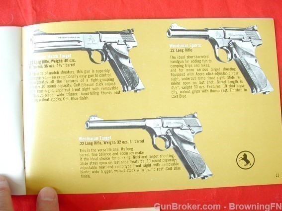 Orig. Colt ALL MODELS Catalog Jan. 1969 Python SAA-img-10