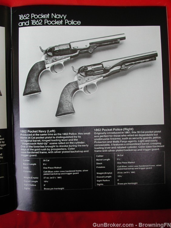 Orig Colt 1982 Catalog Python National Match Ace Government Model-img-13