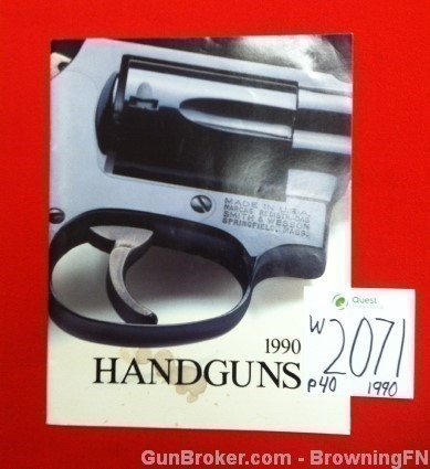 Orig S&W Handguns Catalog 1990 ALL Models!-img-0