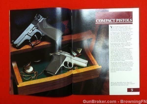 Orig S&W Handguns Catalog 1990 ALL Models!-img-1