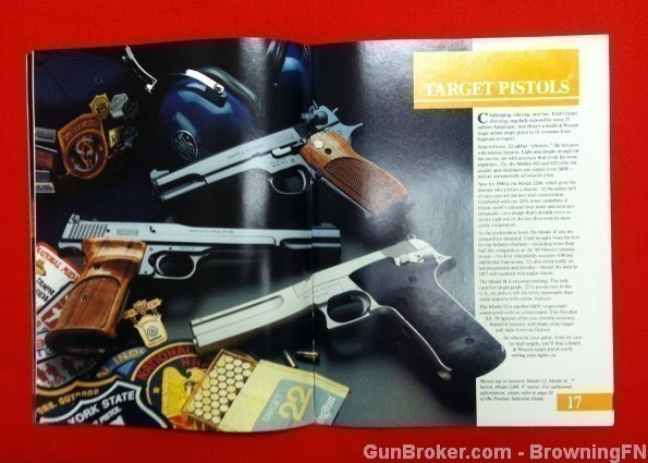 Orig S&W Handguns Catalog 1990 ALL Models!-img-3