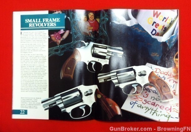 Orig S&W Handguns Catalog 1990 ALL Models!-img-4