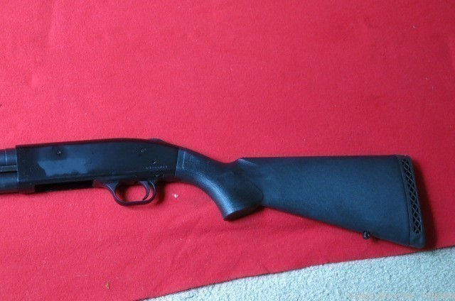 Mossberg 590 12 Ga Pump 18 1/2"Barrel Matte Black With Synthetic Stock New-img-4