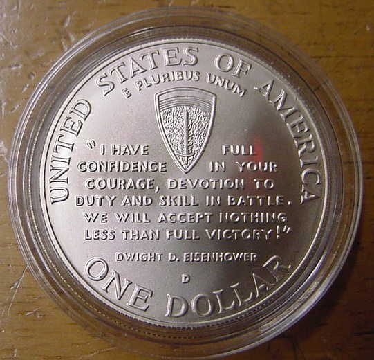 1991-1995 WWII Commemorative Silver Dollar-img-1