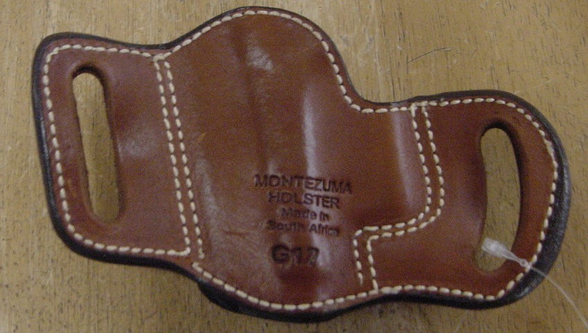 Montezuma Hip Side Belt Holster Glock 17-22-31 Tan-img-1
