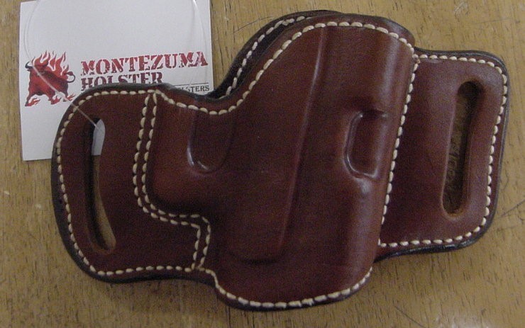 Montezuma Hip Side Belt Holster Glock 17-22-31 Tan-img-0