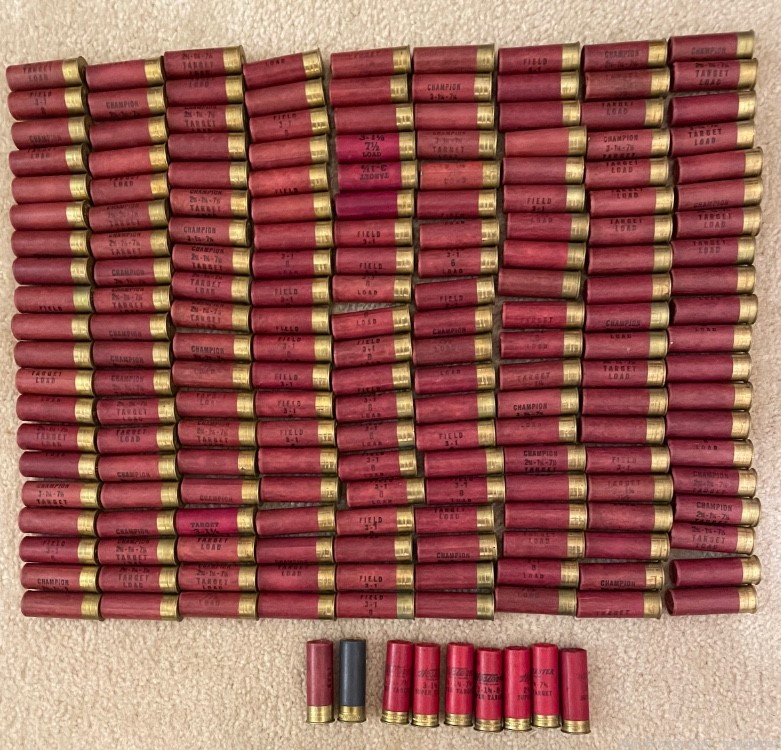 Vintage 12 ga paper hulled shot shells. Sears, Federal, Winchester -img-0