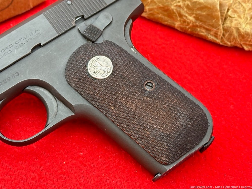 Original WW2 1942 Colt M1903 Pocket Hammerless 32ACP |U.S. PROPERTY MARKED|-img-5