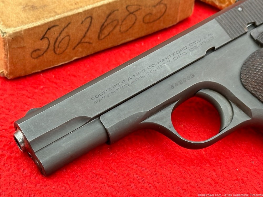 Original WW2 1942 Colt M1903 Pocket Hammerless 32ACP |U.S. PROPERTY MARKED|-img-2
