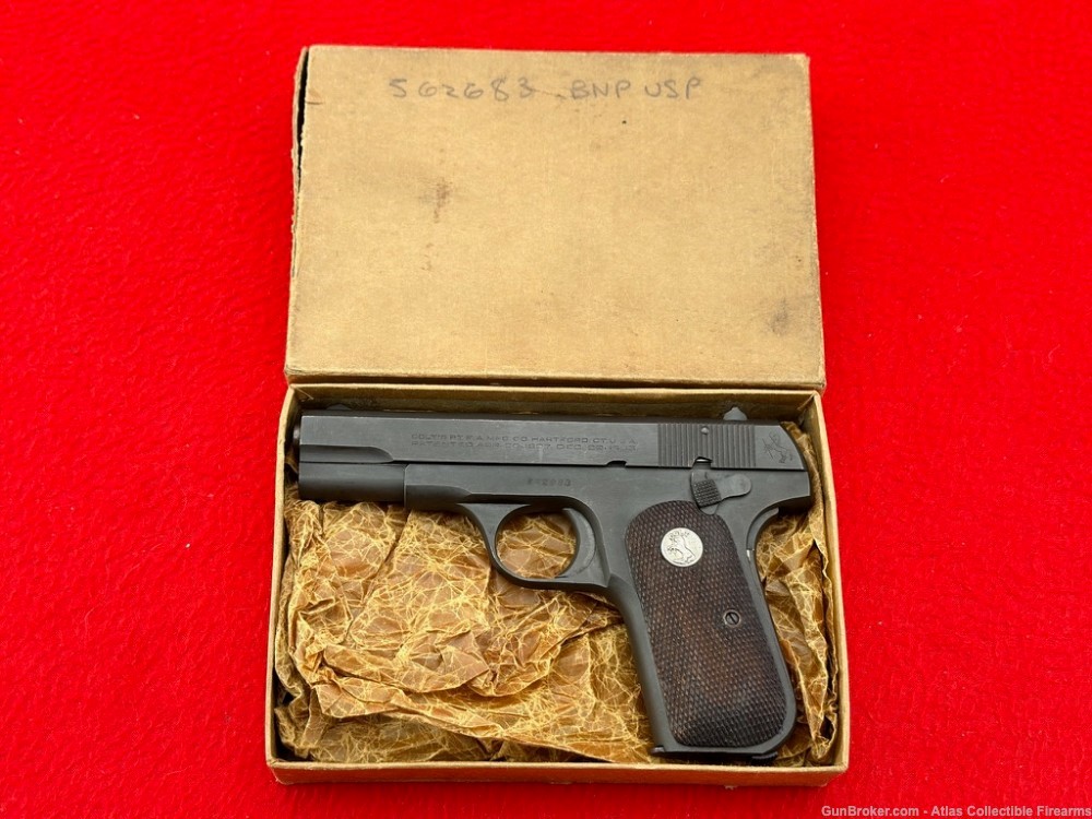 Original WW2 1942 Colt M1903 Pocket Hammerless 32ACP |U.S. PROPERTY MARKED|-img-26